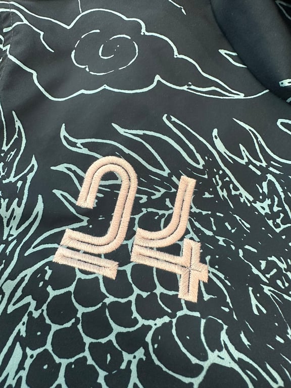 Vescartes Dragon-Patterned Divine Bird Jacket - 7