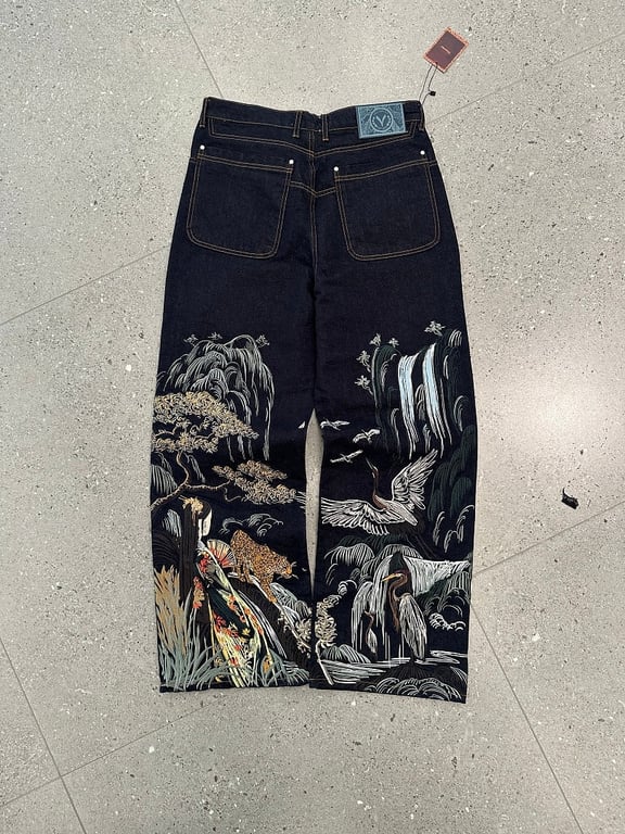 Vescartes Tsuru Denim Jeans - 4