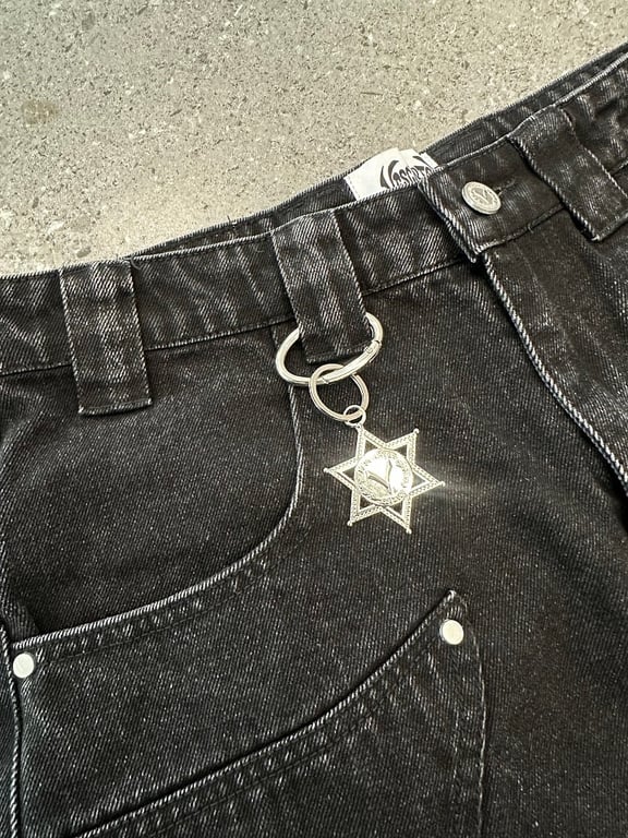 Vescartes Fast Draw Black Denim Jeans - 6