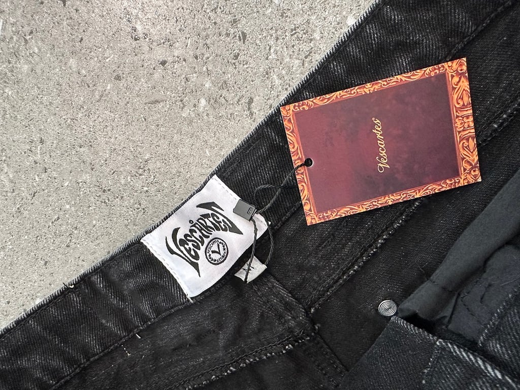 Vescartes Fast Draw Black Denim Jeans - 9