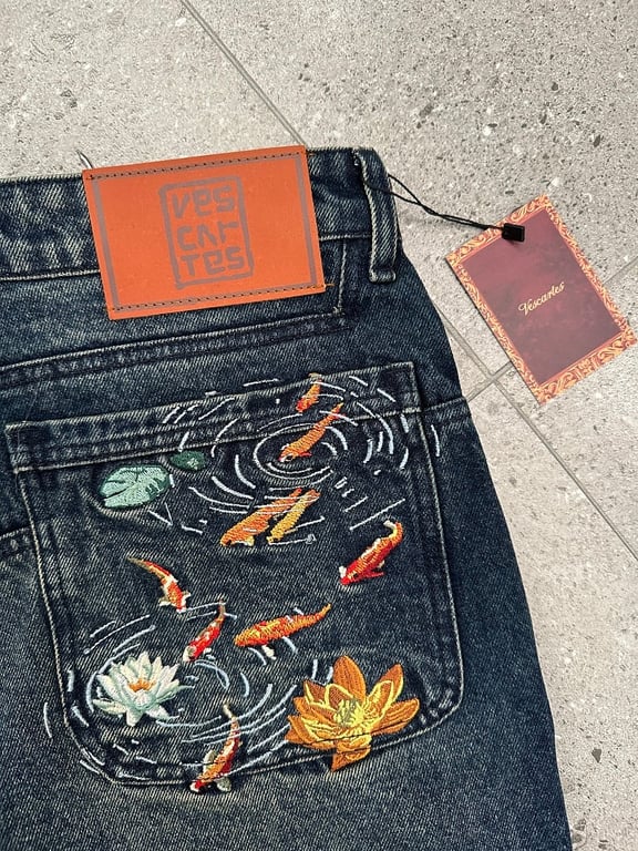 Vescartes Tiger Koi Jeans - 12