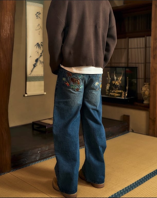 Vescartes Tiger Koi Jeans - 16