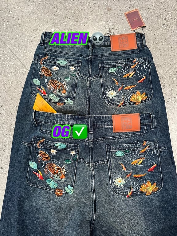Vescartes Tiger Koi Jeans - 4