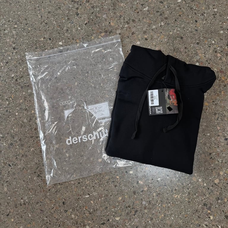 Derschutze Dragon Embroidery Hoodie Black - 4
