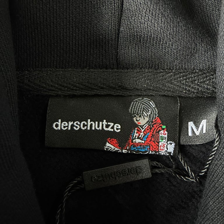 Derschutze Tiger Graphic Zip-Up Hoodie Black - 13