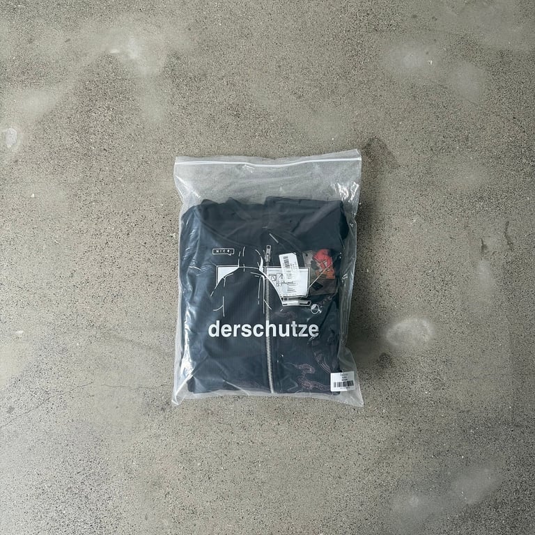 Derschutze Tiger Graphic Zip-Up Hoodie Black - 3