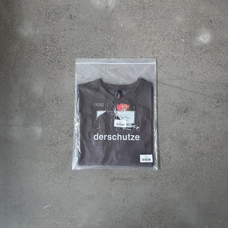 Derschutze Archway Embroidery T-Shirt Brown - 3