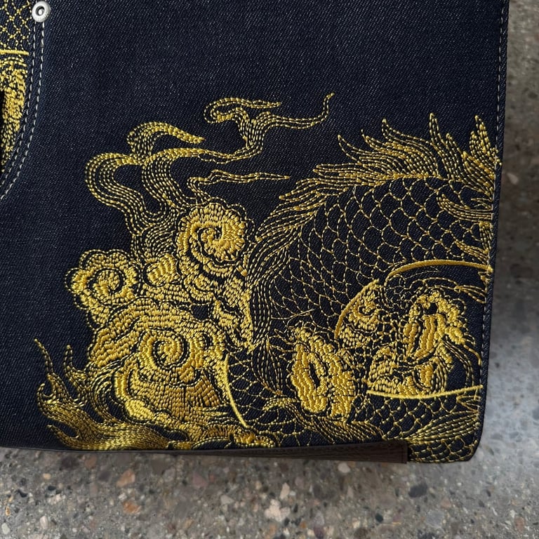 Derschutze Dragon Denim Tote Bag - 17