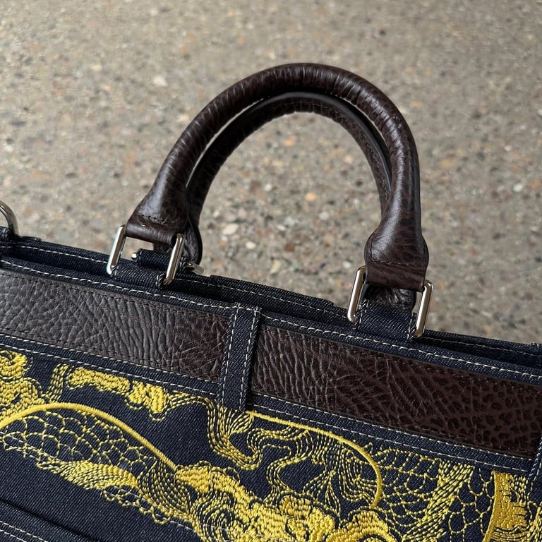 Derschutze Dragon Denim Tote Bag - 20