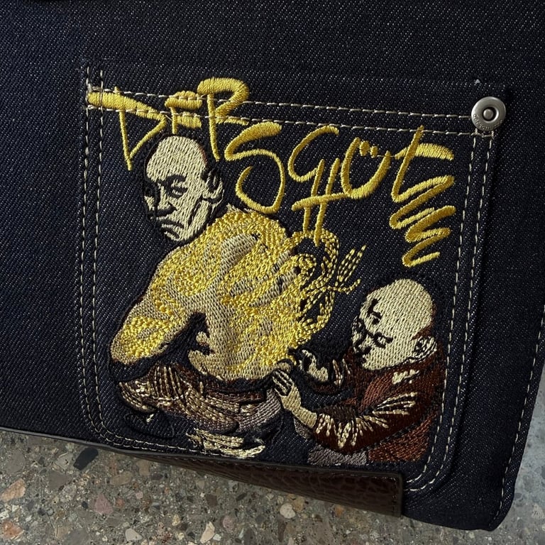 Derschutze Dragon Denim Tote Bag - 21