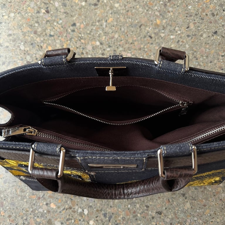 Derschutze Dragon Denim Tote Bag - 28
