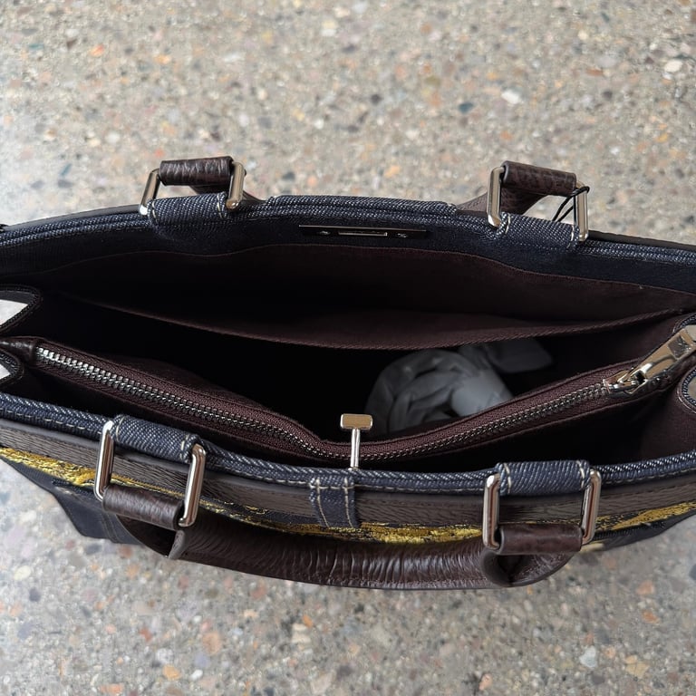 Derschutze Dragon Denim Tote Bag - 29