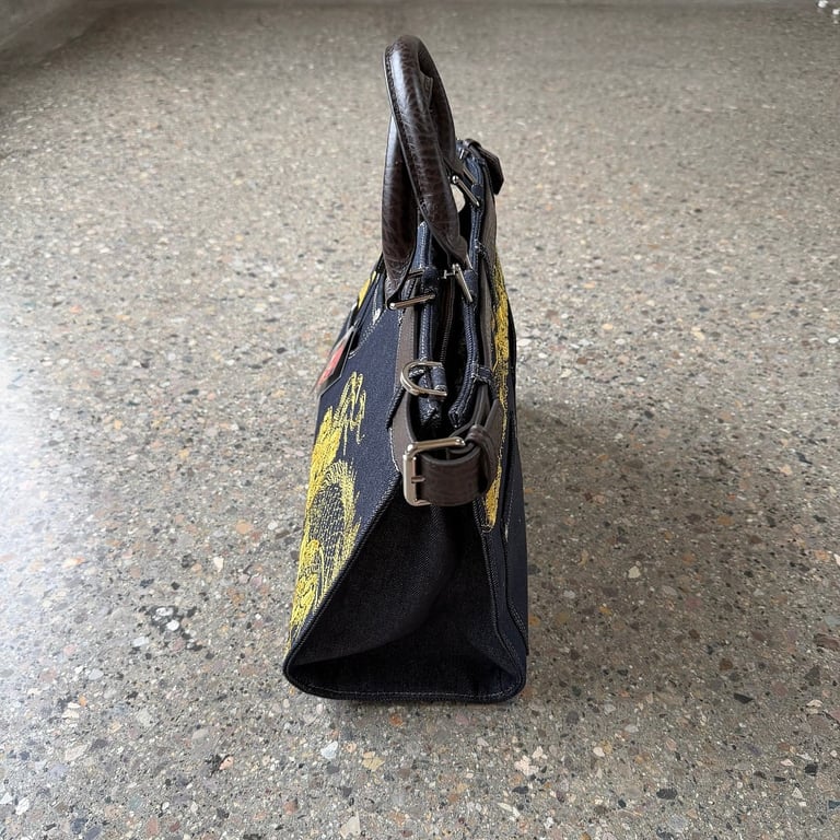 Derschutze Dragon Denim Tote Bag - 6