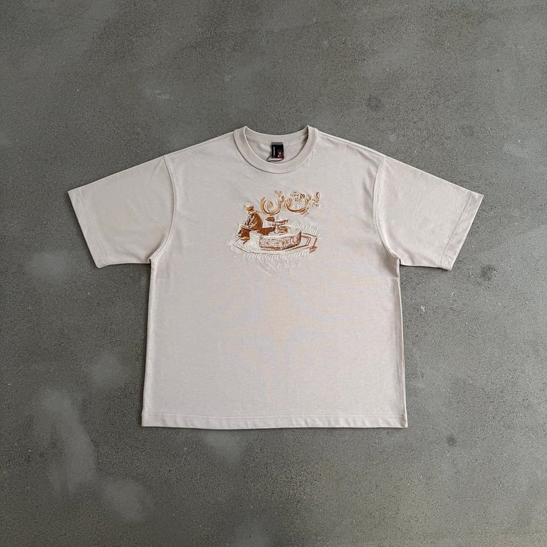 Derschutze Embroidered Fountain T-Shirt - 6