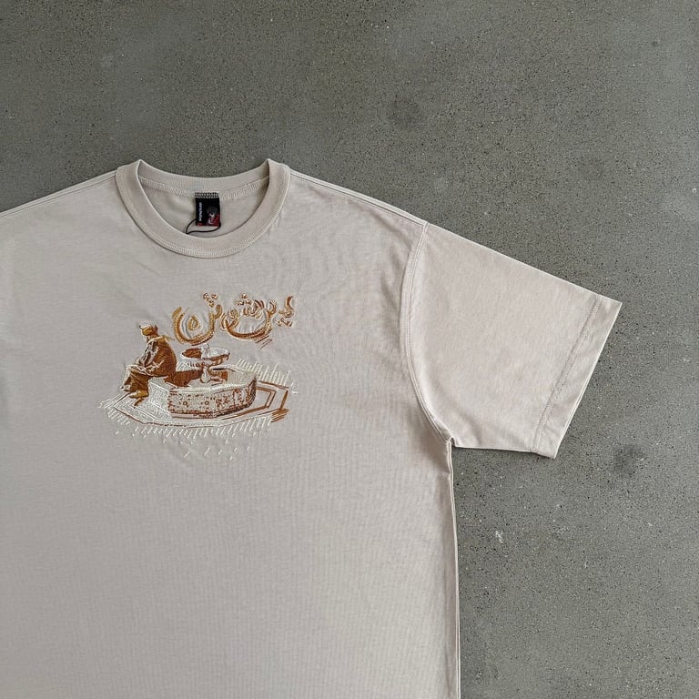 Derschutze Embroidered Fountain T-Shirt - 8