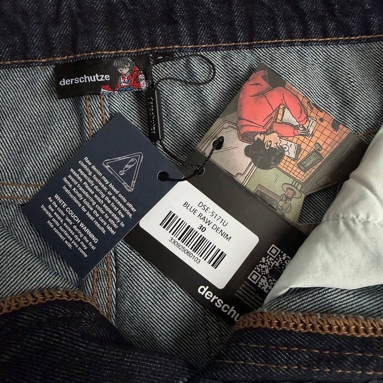 Derschutze Embroidered Dragon & Tiger Jeans - 12