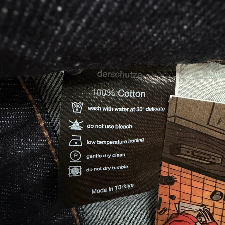 Derschutze Embroidered Dragon & Tiger Jeans - 14