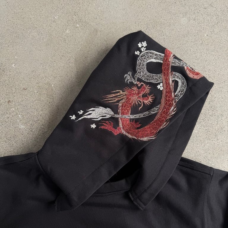 Derschutze DSE-3115U Graphic Hoodie Black - 11