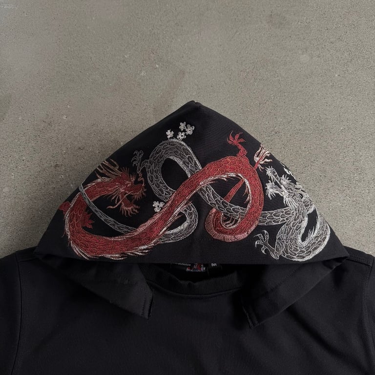 Derschutze DSE-3115U Graphic Hoodie Black - 13
