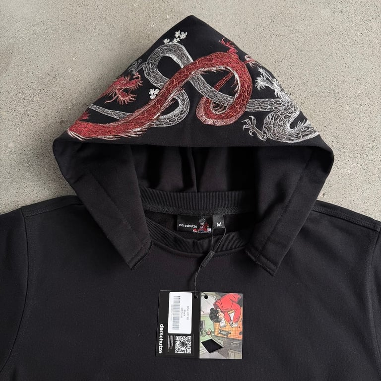 Derschutze DSE-3115U Graphic Hoodie Black - 16