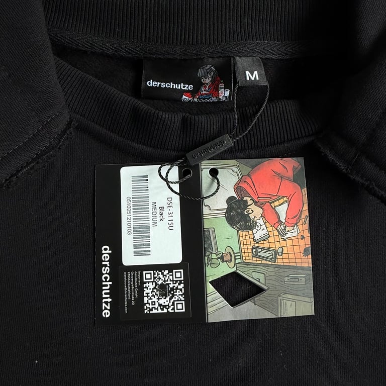 Derschutze DSE-3115U Graphic Hoodie Black - 17