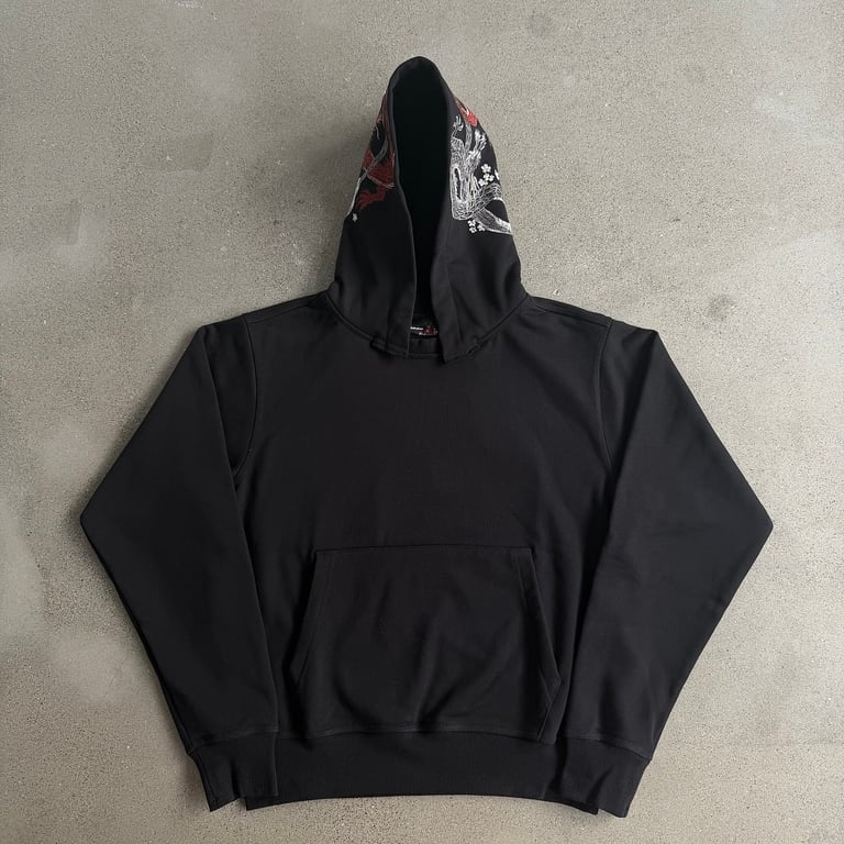 Derschutze DSE-3115U Graphic Hoodie Black - 7