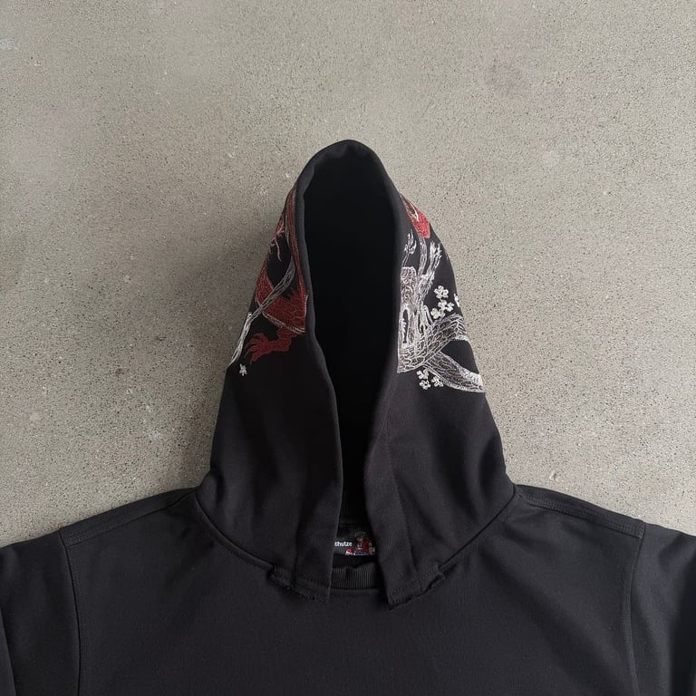 Derschutze DSE-3115U Graphic Hoodie Black - 8