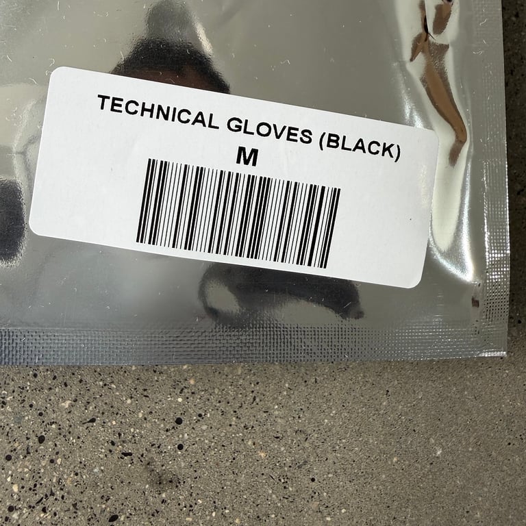 Mertra Reflective Logo Gloves Black - 3
