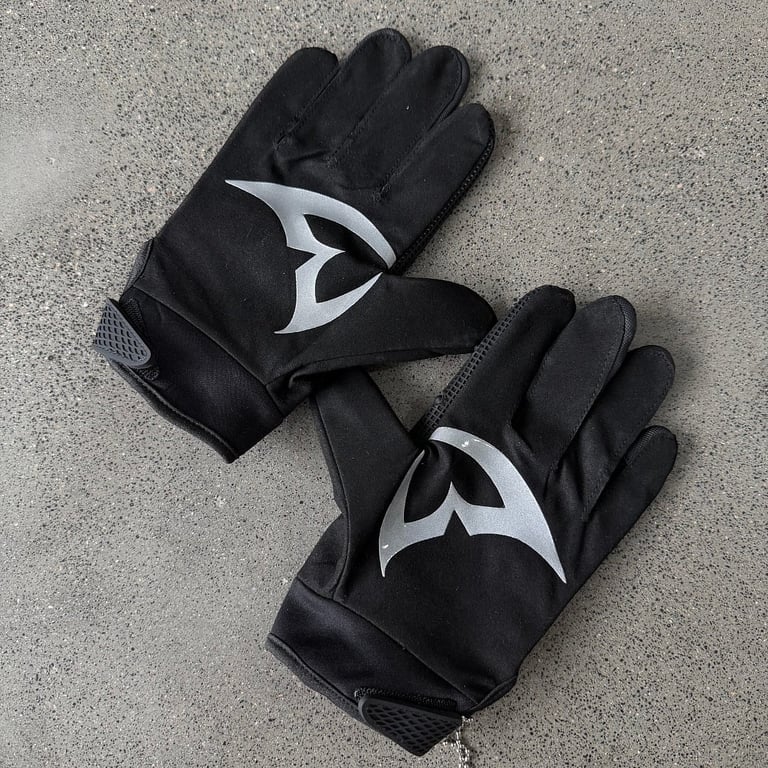 Mertra Reflective Logo Gloves Black - 5