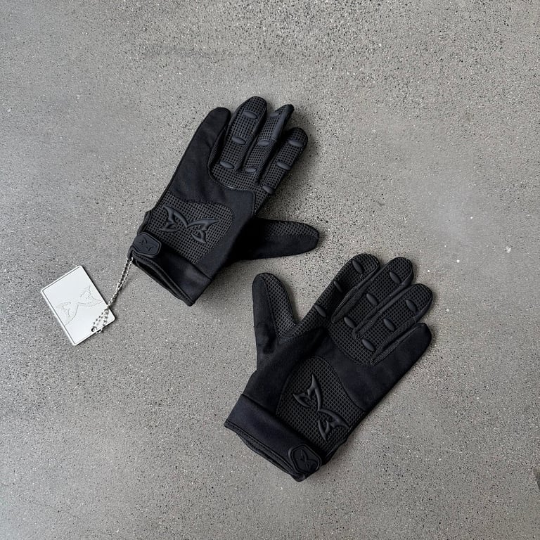 Mertra Reflective Logo Gloves Black - 9
