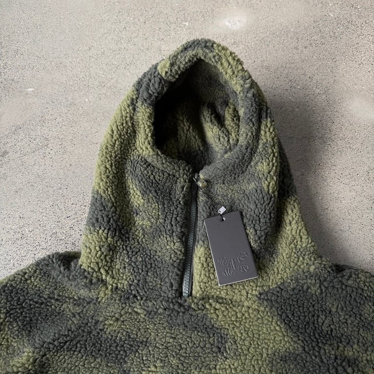 Mertra Sherpa Fleece Half-Zip Hoodie - 31