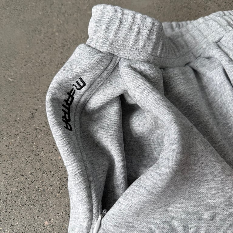 Mertra Grey Wide Leg Sweatpants - 11