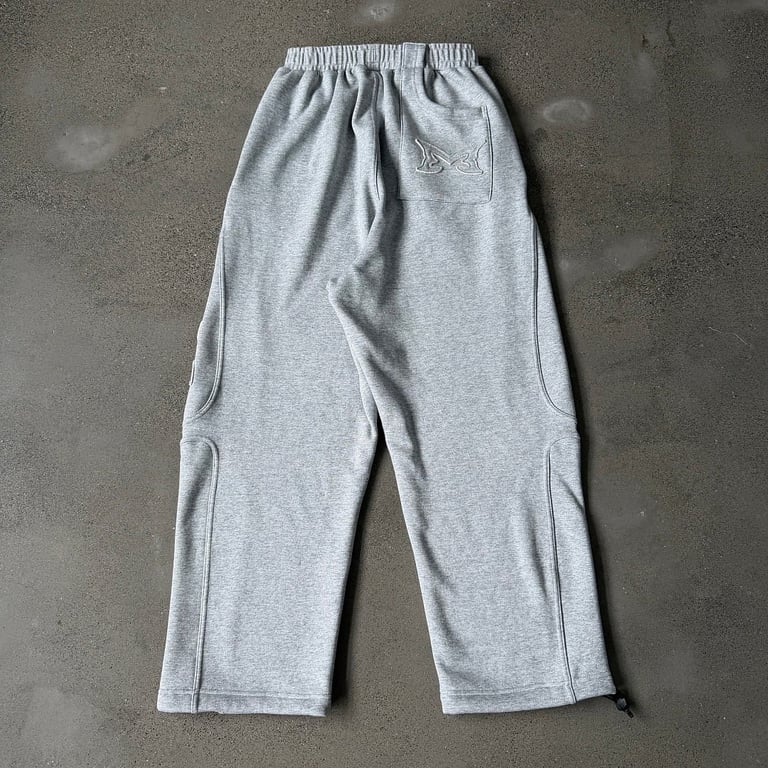 Mertra Grey Wide Leg Sweatpants - 23