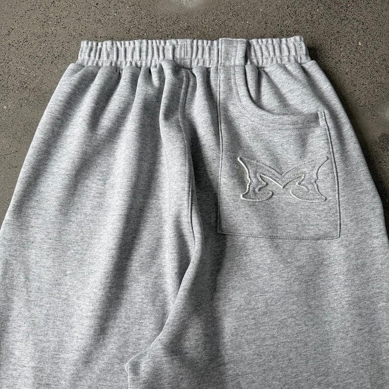 Mertra Grey Wide Leg Sweatpants - 24