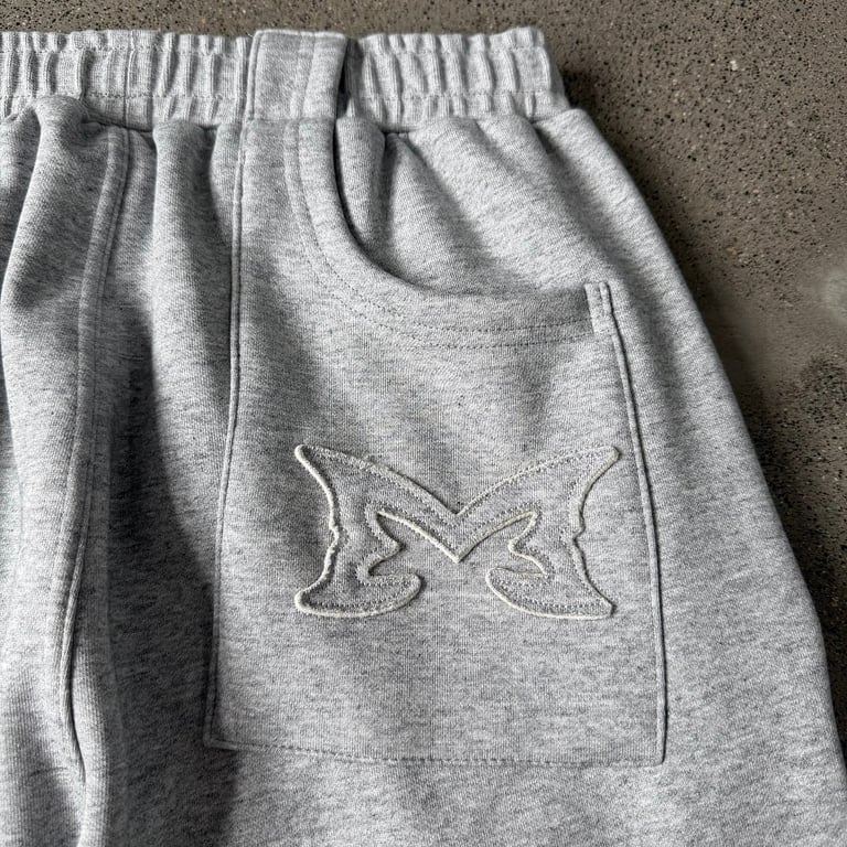 Mertra Grey Wide Leg Sweatpants - 25