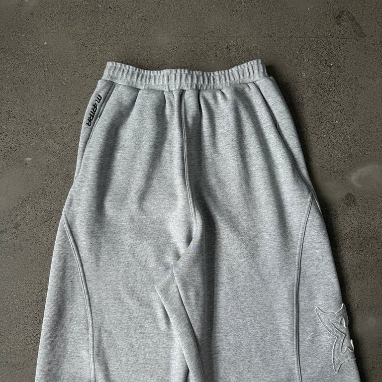 Mertra Grey Wide Leg Sweatpants - 8