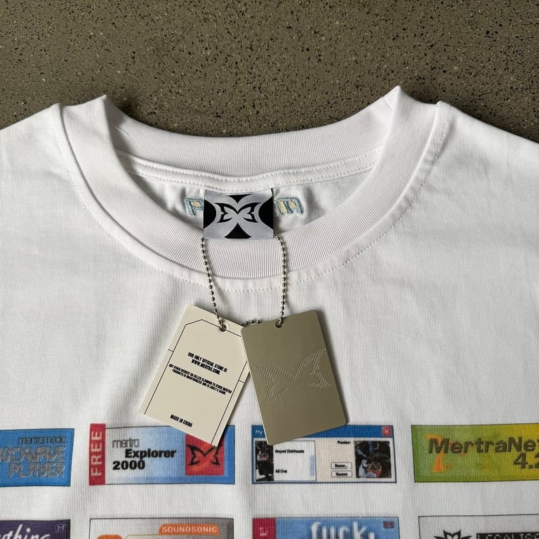 Mertra Graphic Banner T-Shirt White - 11