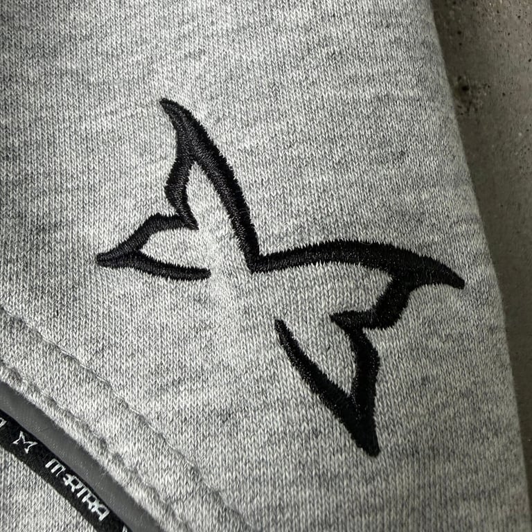 Mertra Grey Curved Piping Sweatpants - 17
