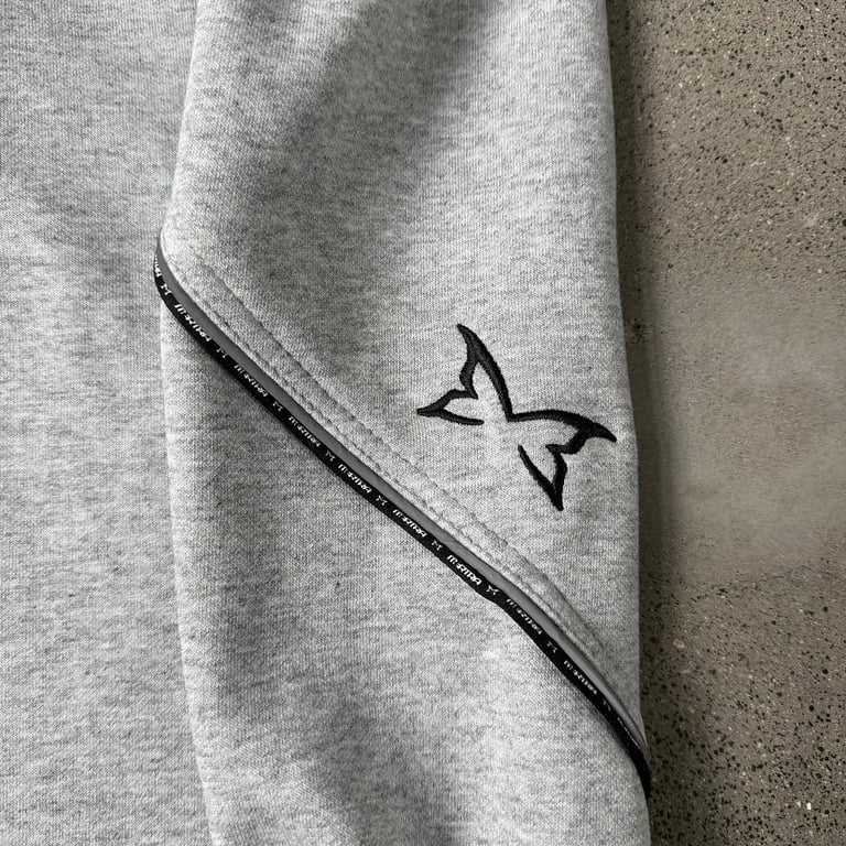 Mertra Grey Curved Piping Sweatpants - 19