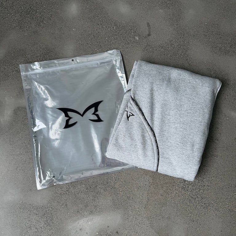 Mertra Grey Curved Piping Sweatpants - 6