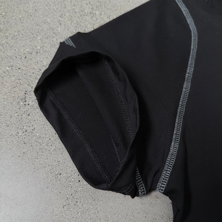 Mertra Contrast Stitch T-Shirt Black - 13