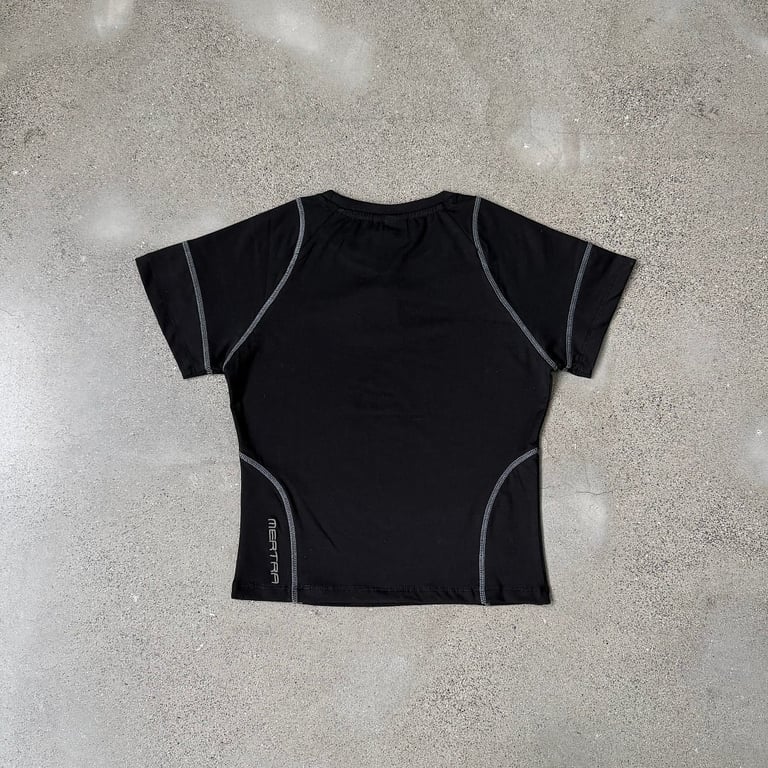 Mertra Contrast Stitch T-Shirt Black - 17