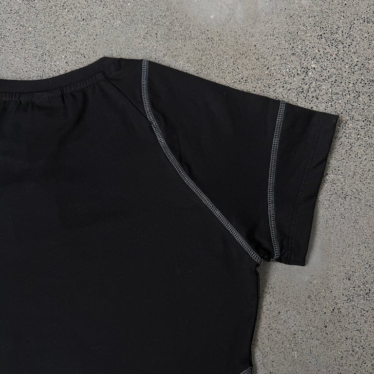 Mertra Contrast Stitch T-Shirt Black - 19