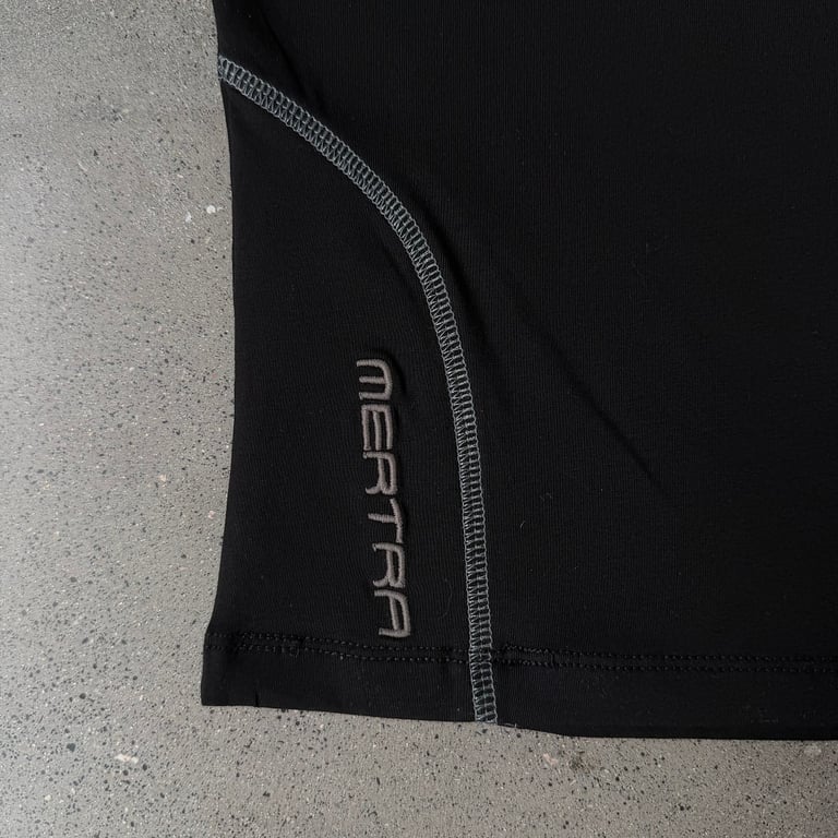 Mertra Contrast Stitch T-Shirt Black - 20