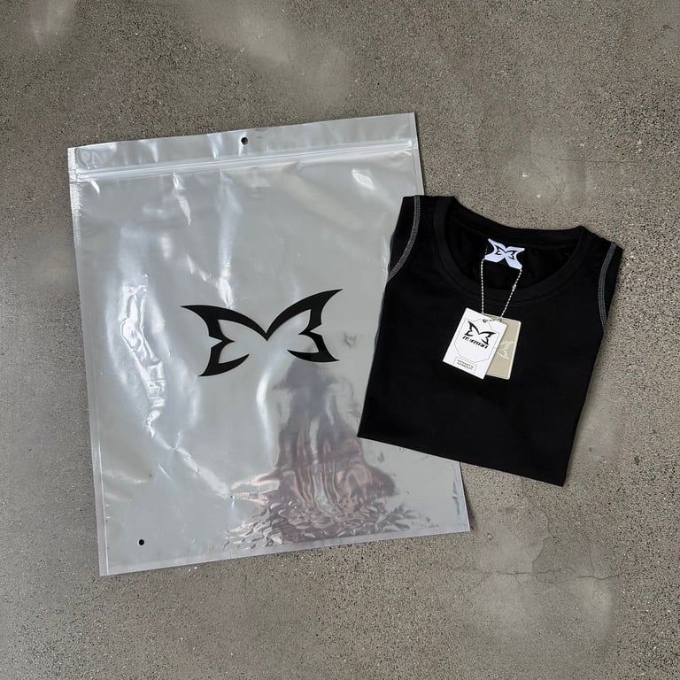 Mertra Contrast Stitch T-Shirt Black - 4