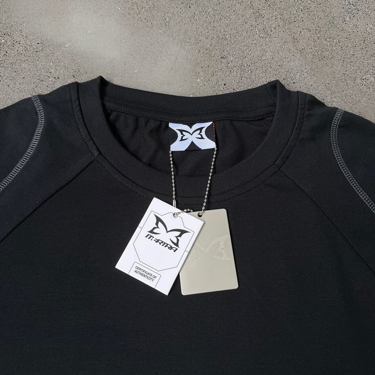 Mertra Contrast Stitch T-Shirt Black - 11