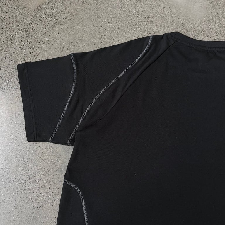 Mertra Contrast Stitch T-Shirt Black - 18