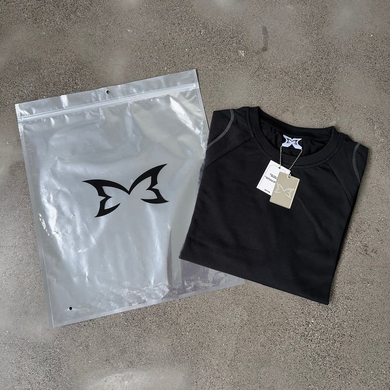 Mertra Contrast Stitch T-Shirt Black - 5