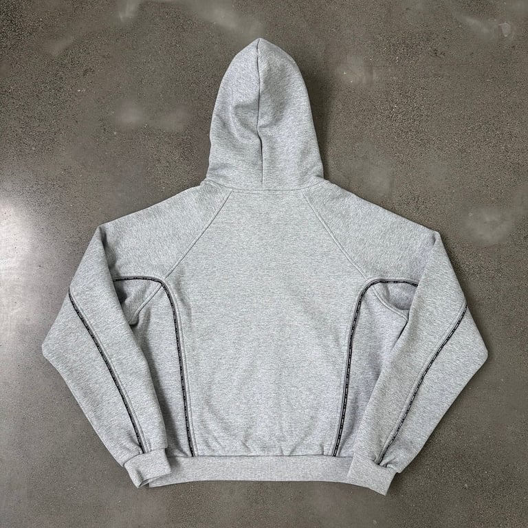 Mertra Piping Zip Hoodie Grey - 28