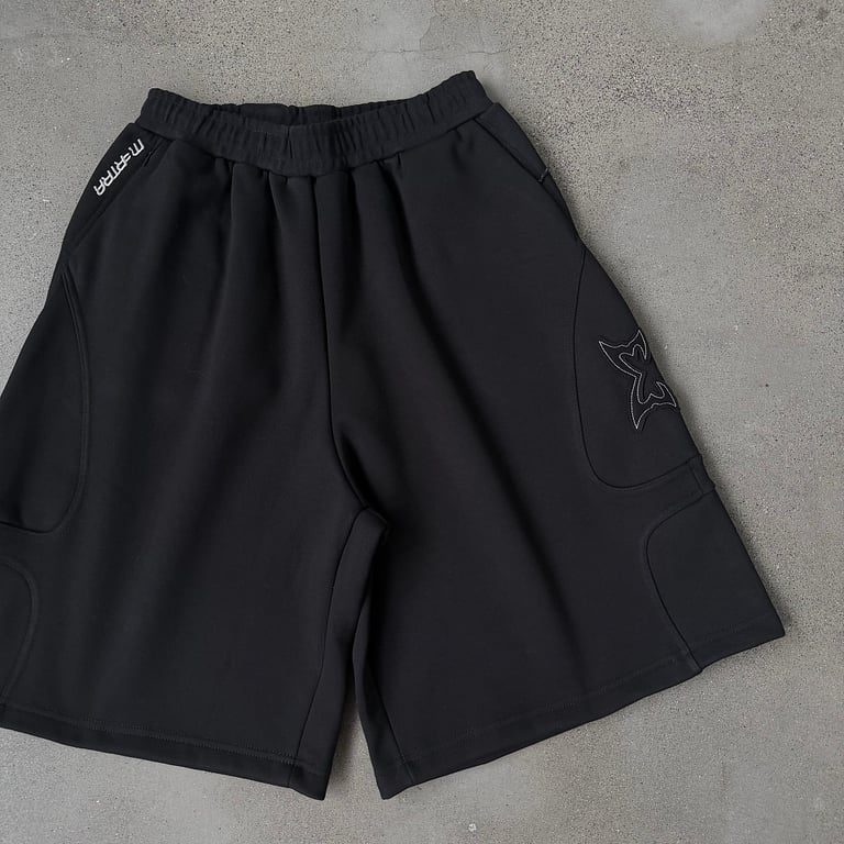 Mertra Butterfly Logo Shorts Black - 8